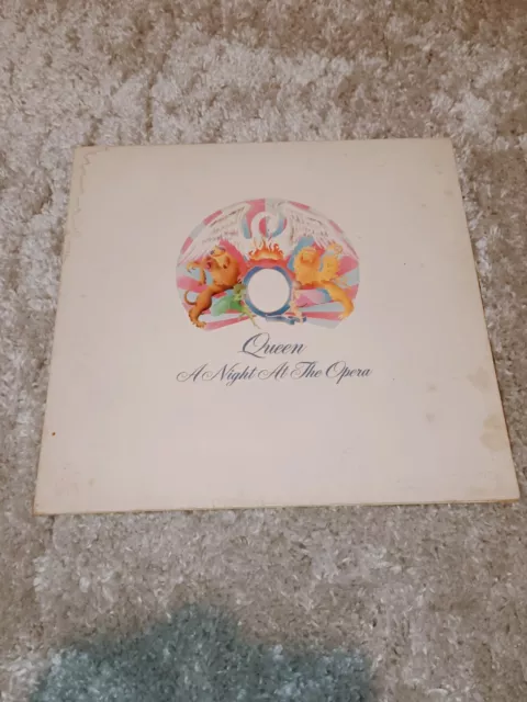 QUEEN - A Night At The Opera - 1975 UK first press 12-track LP - 5063 - 5064