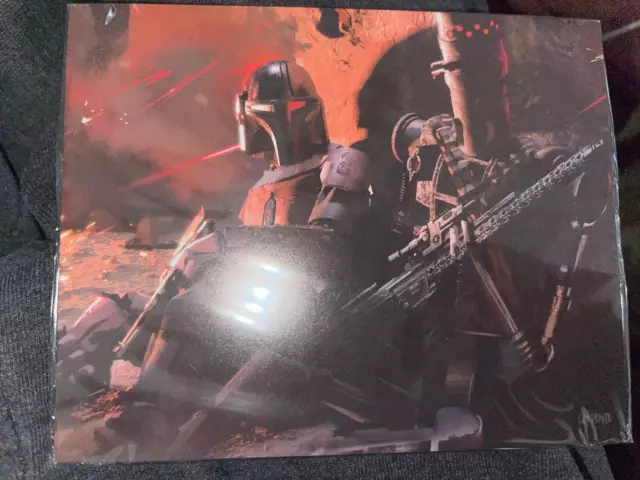 Star Wars THE MANDALORIAN 4k season 1 concept art cards set ONLY new vintage