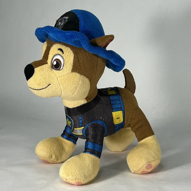 PAW PATROL CHASE Nickelodeon 8" Plush Dog Stuffed Toy Spin Master