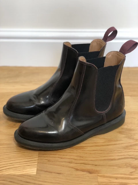 Dr martens kensington flora cherry red hot sale