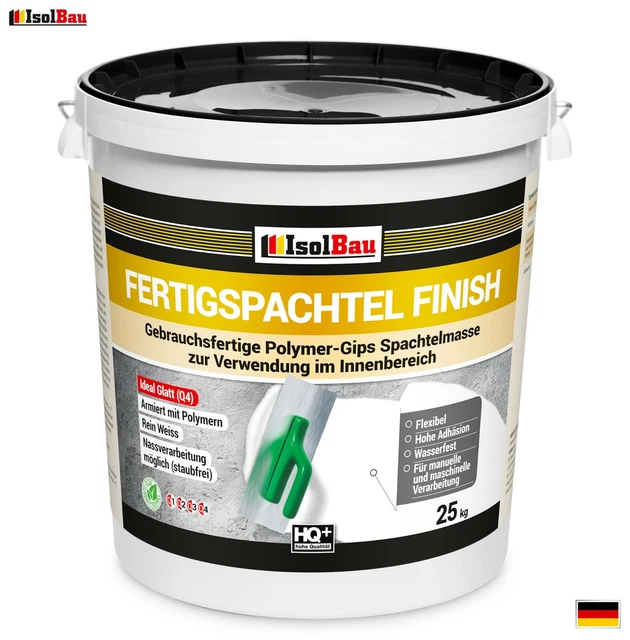 Espátula Medida Q4 Masa de Acabado 25KG Liso Planos Relleno Esparcidora Lechada