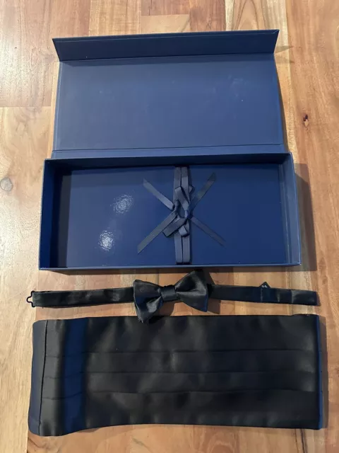 David Donahue Silk Cummerbund And Van Heusen Bow Tie