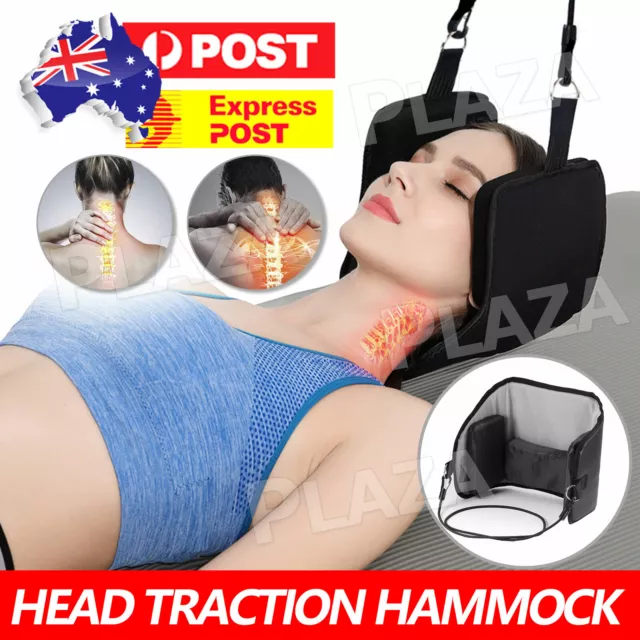 Head Hammock Cervical Traction Stretcher Neck Pain Relief Support Massager Tool