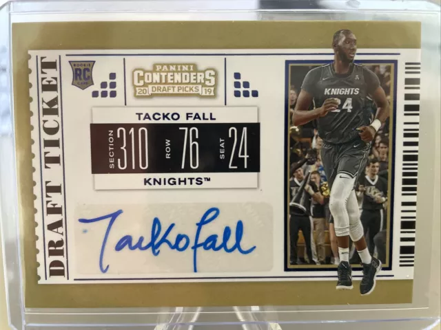 Tacko Fall rookie auto contenders draft picks