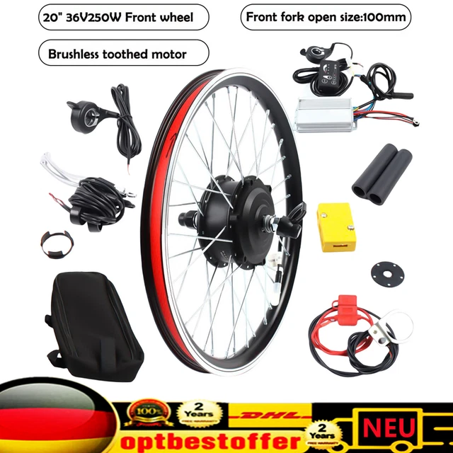 10 Zoll Elektro-Antriebsrad Set 350W - Umbausatz Für E-Bikes & Go-Karts