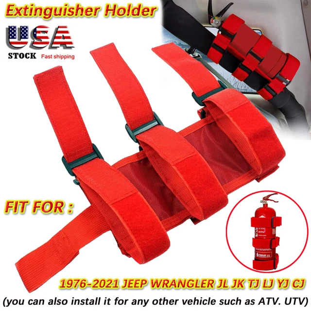 FIRE EXTINGUISHER HOLDER Adjustable Roll Bar Fire Extinguisher Mount
