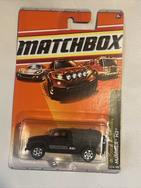 Matchbox 2010, Hummer H3 83/100, Outdoor Sportsman. 1:64 Scale. C2