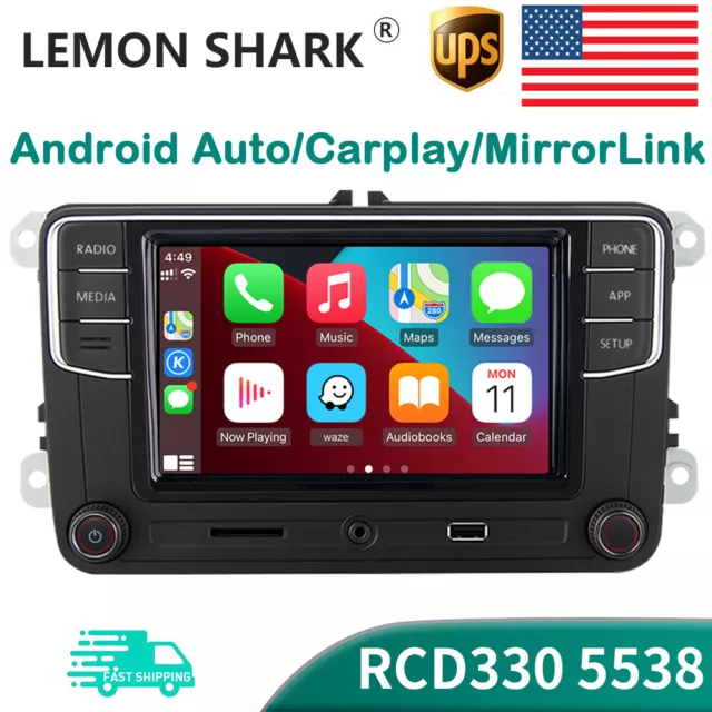 NONAME RCD330 RCD340G 187B Car Radio Stereo Carplay Android Auto For VW Golf CC