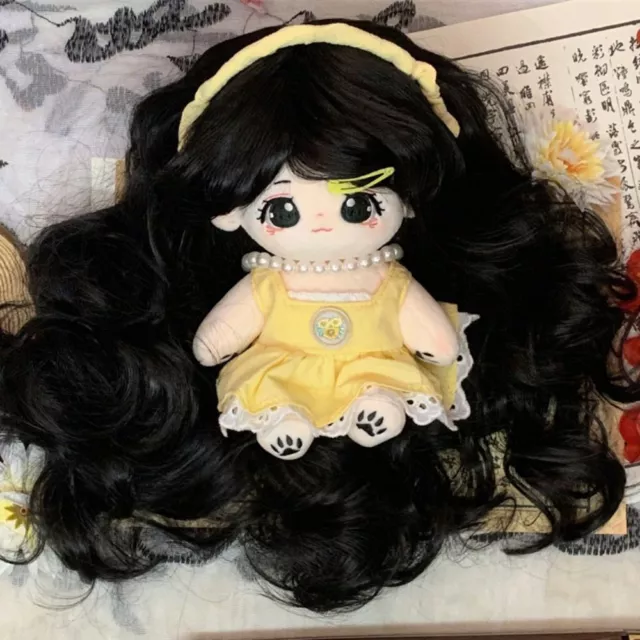 20cm Cotton Doll Wig Colorful Idol Star Doll Hair Doll Chemical Fiber Wig