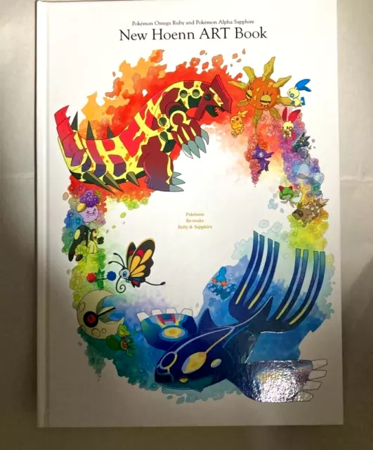 Pokemon Center Limited Art book of New Hoenn Art Book Omega Ruby Alpha Japan