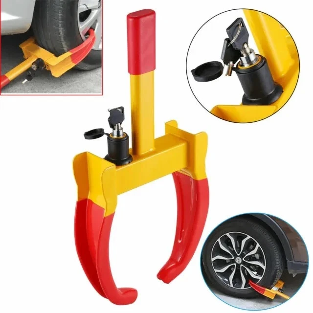 HEAVY DUTY SECURITY Wheel Clamp Clamps Locks for Caravan Car Van