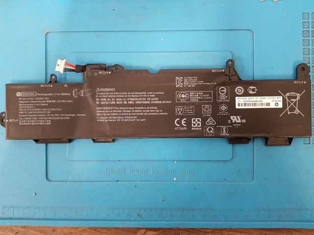AKKU FÜR HP SS03XL HP EliteBook 840 G5 G6 730 735 740 G5 933321-855 50Wh
