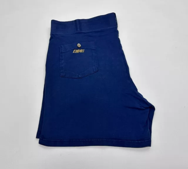 Vintage BIKE Brand Athletic Coaching Shorts Gym Coach Mens Size XL Blue