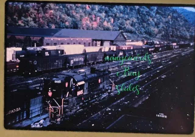 1966 Pennsylvania Railroad PRR Alco RS-3 ACTION RENOVO PA Susquehanna RR SLIDE