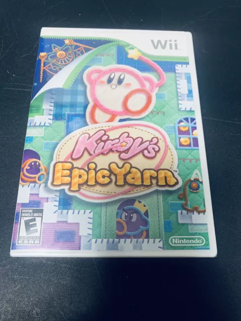 Kirby's Epic Yarn (Nintendo Wii, 2010) Factory Sealed