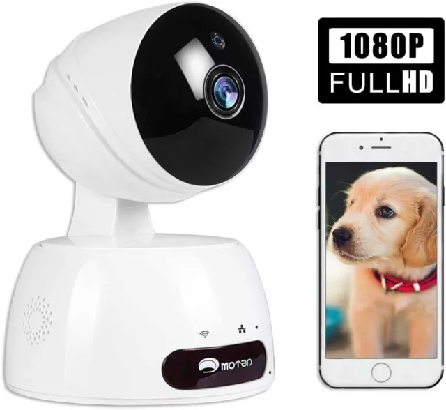 Cámara para mascotas y hogar con aplicación de teléfono Full HD WiFi cámara interior monitor para mascotas