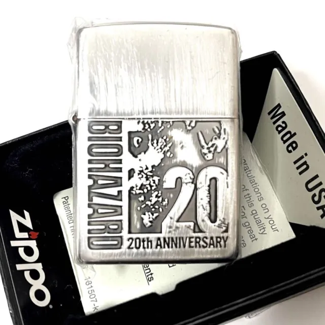 Zippo Resident Evil BIOHAZARD Zombie 20th Anniversary Limited Lighter 2311M