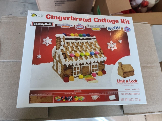 *New* Bee Gingerbread Cottage or House Kit Tootsie Roll 26 Oz Exp 07/23