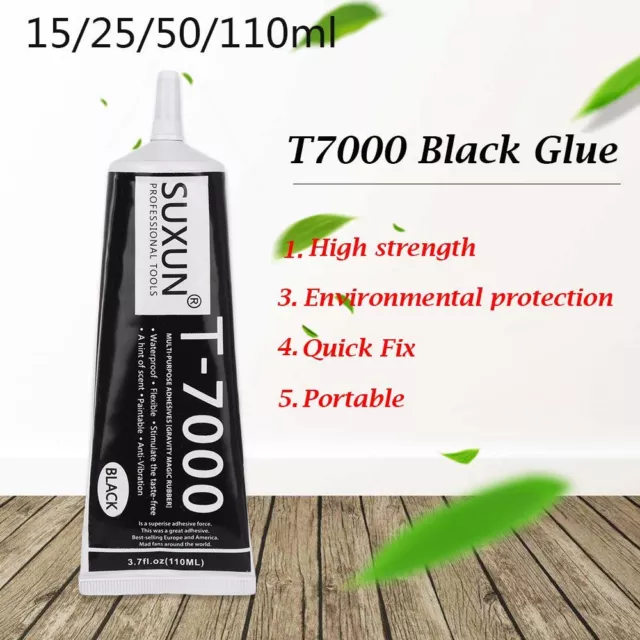 Quick Fix Portable Black Liquid Repair Tools T-7000 Glue Epoxy Resin Adhesives
