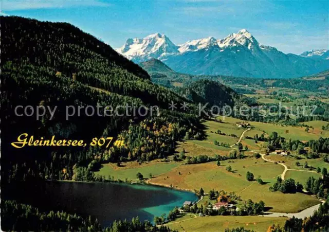 72716741 Gleinkersee Oberoesterreich Alpenpanorama Fliegeraufnahme Steyr