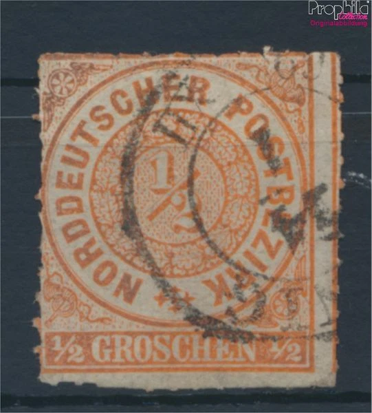 Briefmarke Norddeutscher Postbezirk 1869 – Katalog Nr. 17, Gestempelt, Groschenwährung, Für Sammler