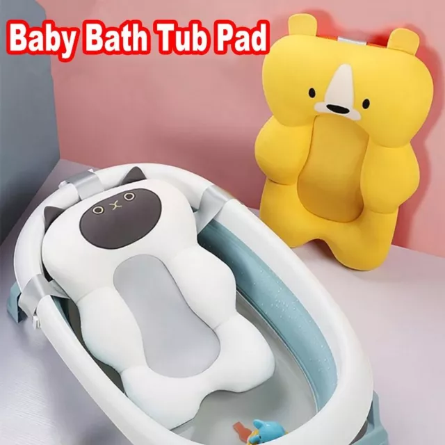 Cushion Bathtub Seat Adjustable Newborn Shower Pillow  Baby Safety