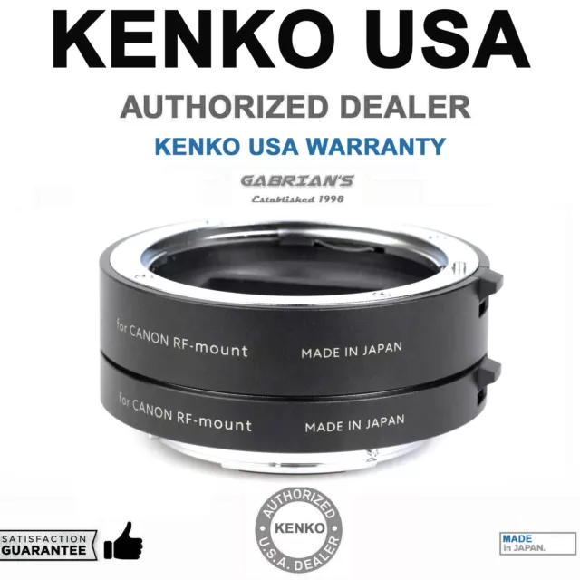 Kenko Auto Extension Tube Set for Canon RF Lenses (A-EXTUBEDG-C-RF)