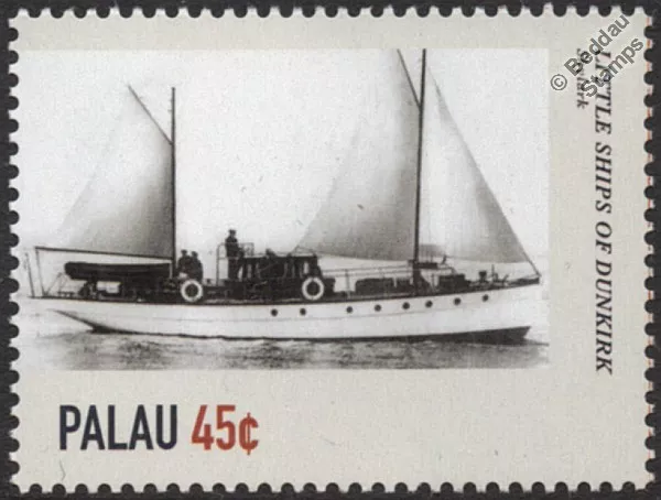 SKYLARK (Tahilla) Auxiliary Ketch Boat WWII Little Ships of Dunkirk Stamp