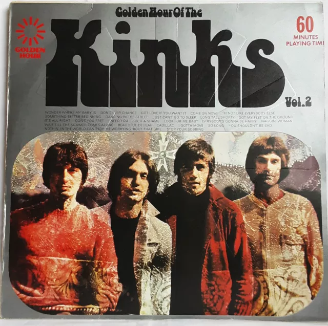 Best Price! - The Kinks Golden Hour Vol. 2 LP Compilation 1973 EX Vinyl