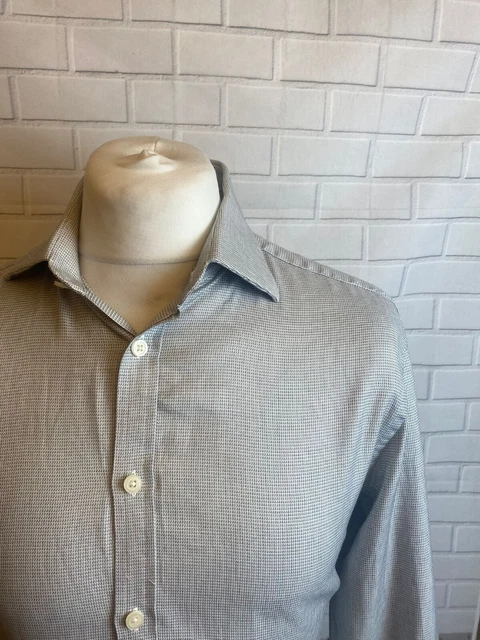 Camicia Charles Tyrwhitt grigia 16"" - 36"" extra slim doppio polsino