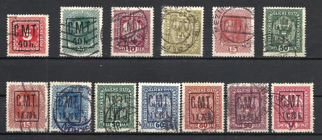 WESTERN UKRAINE 1919 ROMANIAN OCCUP. USED signed ovpt