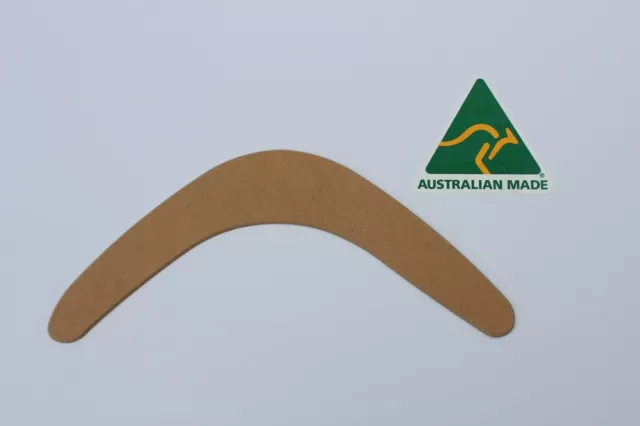 Australian Made 29cm x3mm Sanded Blank Wooden Boomerang Craft Projects(15 Pack)