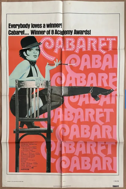 Cabaret 1974 Movie Poster One Sheet