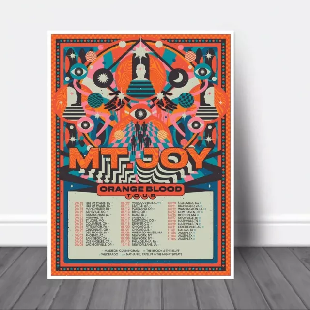 MT.Joy Tour 2023 Poster Gift For MT.Joy Poster Wall Art Home Decor