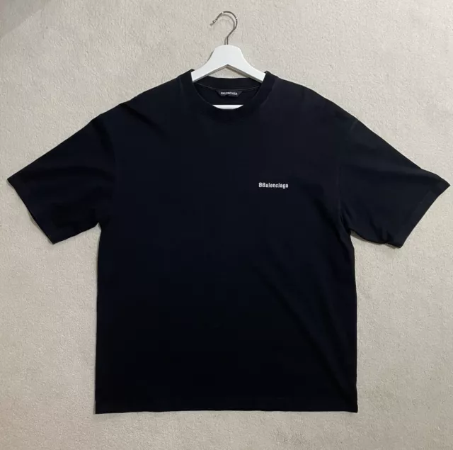 Balenciaga small logo discount tee