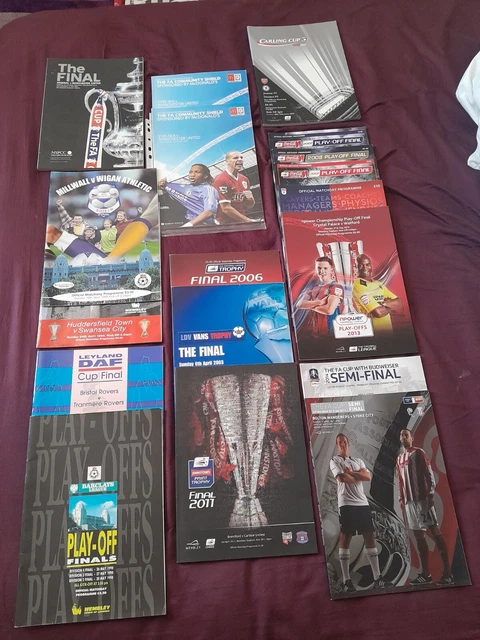 Football Programme Collection Bulk Lot (Big Match) Please see Photo's