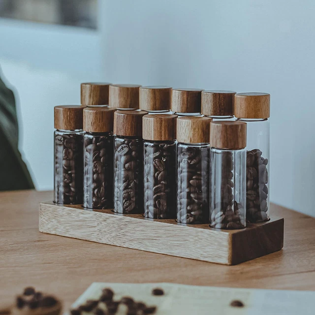 Lot De 6 Ou 12 Tubes De Rangement Pour Grains De Café - Flacons En