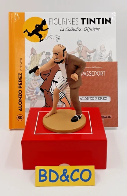FIGURINES TINTIN RÉSINE collection - figurine # 80 + fascicule - Alonzo