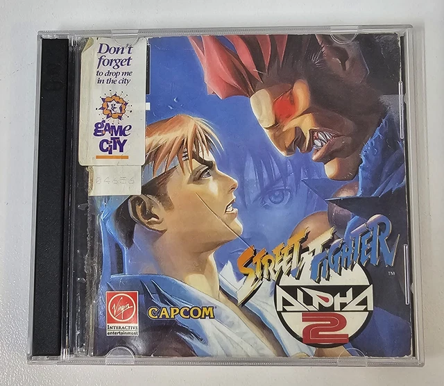 Street Fighter Alpha 2 Sony PS1 Playstation 1 Game Complete With Manual Capcom*