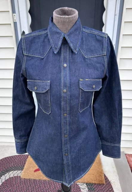 Calvin Klein 205w39nyc F/W 2017 Womens Classic Denim Shirt Size 2