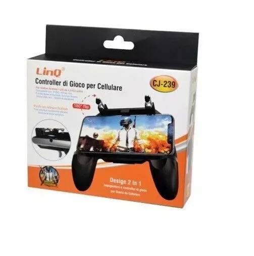 Controller di gioco cellulare joystick per iPhone Android 4,5-6,5 pollici