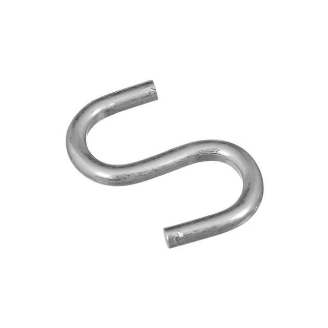 National Hardware N121-574 S-Hook, 20 lb Working Load, 0.105 in Dia Wire, Steel,
