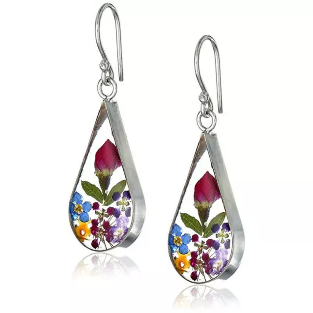 Pretty Rose 925 Silver Drop Earrings for Women Jewelry A Pair/set Gift