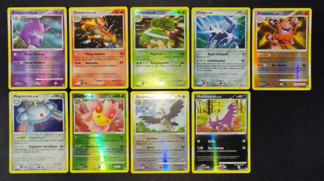 Lot cartes Pokémon Diamant & Perle Holo & Reverse