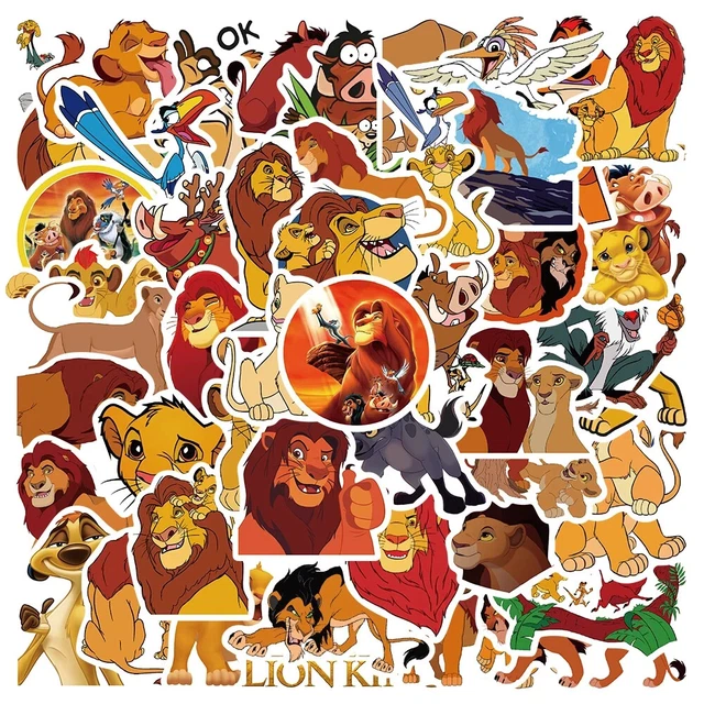 50PCS DISNEY THE Lion King Cartoon Kids Stickers Bomb Laptop Skateboard 4.99 PicClick AU