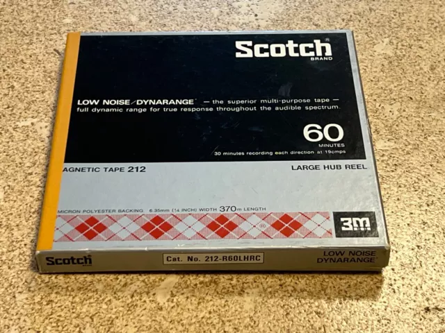 SCOTCH M3 Large Hub band Sound recording tape 370m HIGH OUTPUT/LOW NOISE Japan 2