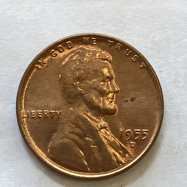 BU 1955-D LINCOLN WHEAT PENNY Denver Uncirculated Cent Same Coin in Pics H16