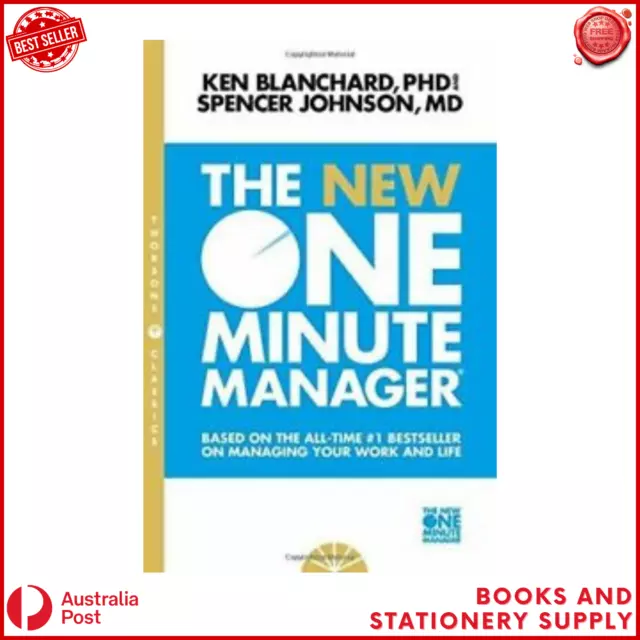 The One Minute Manager by Kenneth Blanchard BRANDNEW PAPERBACK BOOK