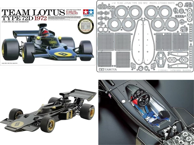 Maquette à monter F1 Formule 1 Team Lotus JPS MK III 1/12 Tamiya