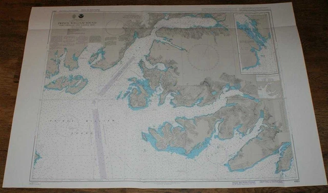Nautical Chart No. 4981 United States, Alaska, S Coast, Prince William Sound etc